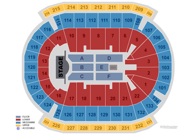 End Stage Seating Map